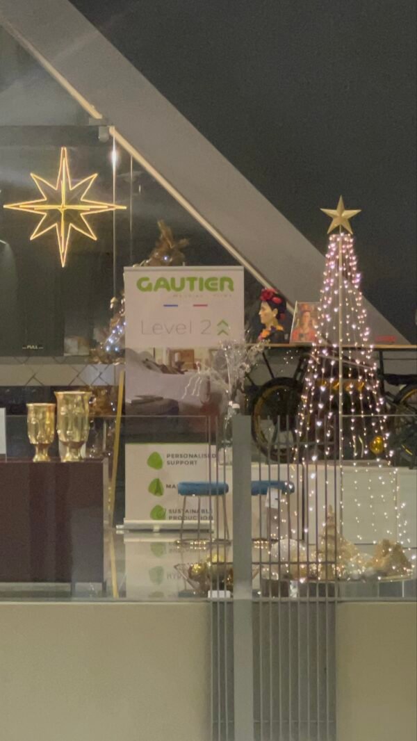 Conical Metallic Christmas Tree - Image 5