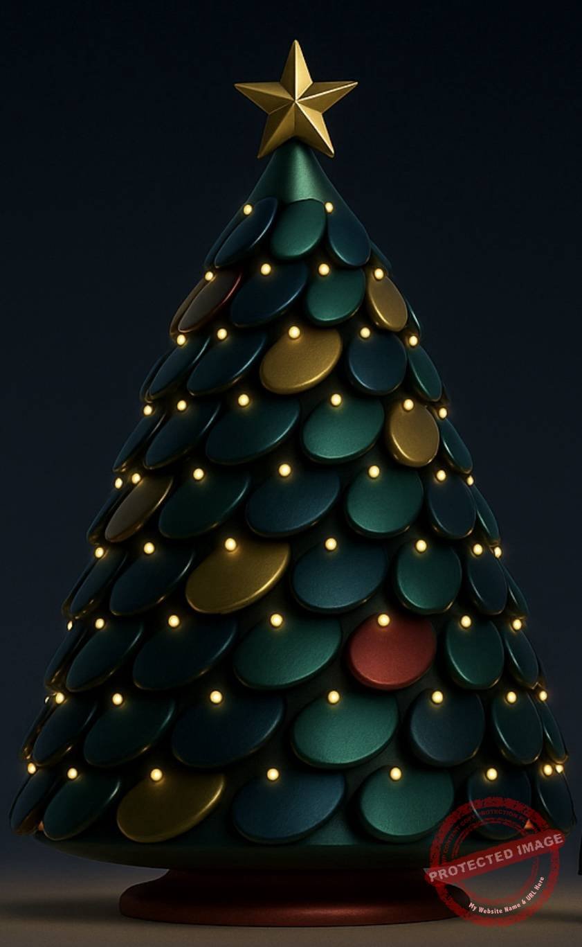 3D Shell Christmas tree - Image 6